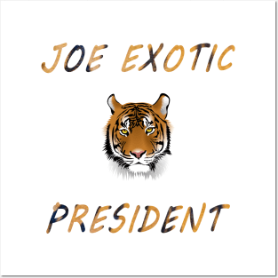 joe exotic Tiger Posters and Art